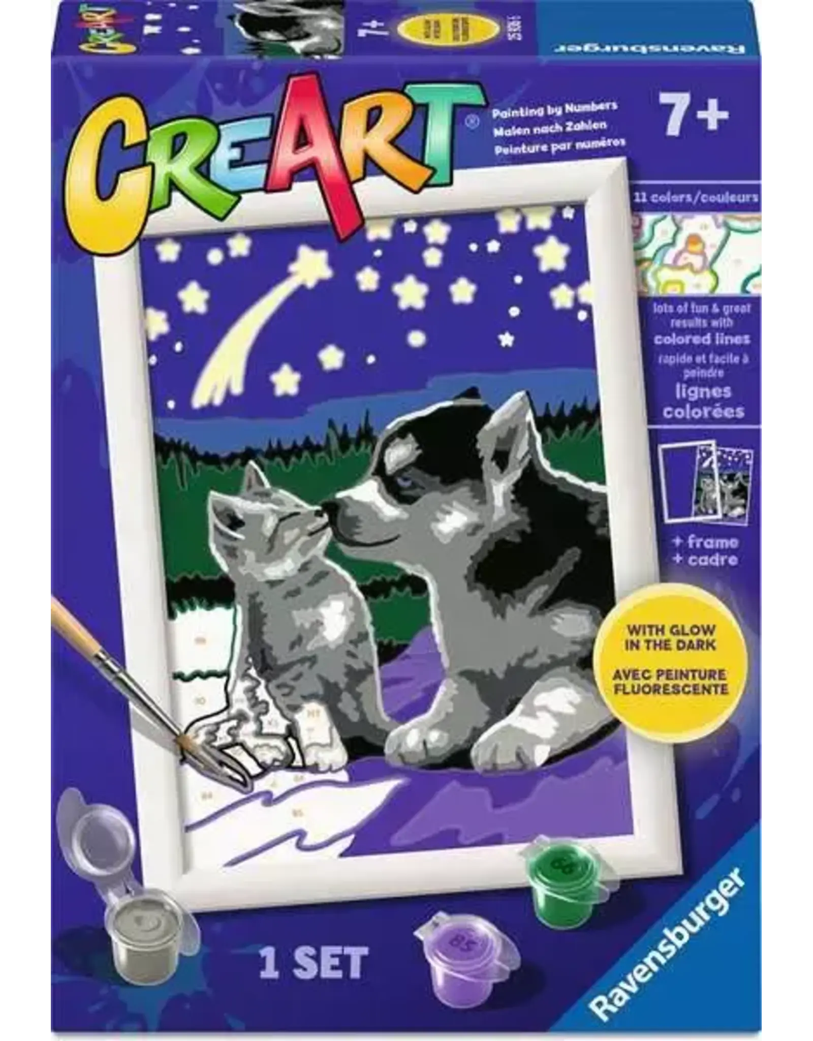 Ravensburger CreArt Paint by Number - Moonlight Friends