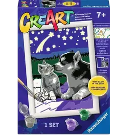 Ravensburger CreArt Paint by Number - Moonlight Friends