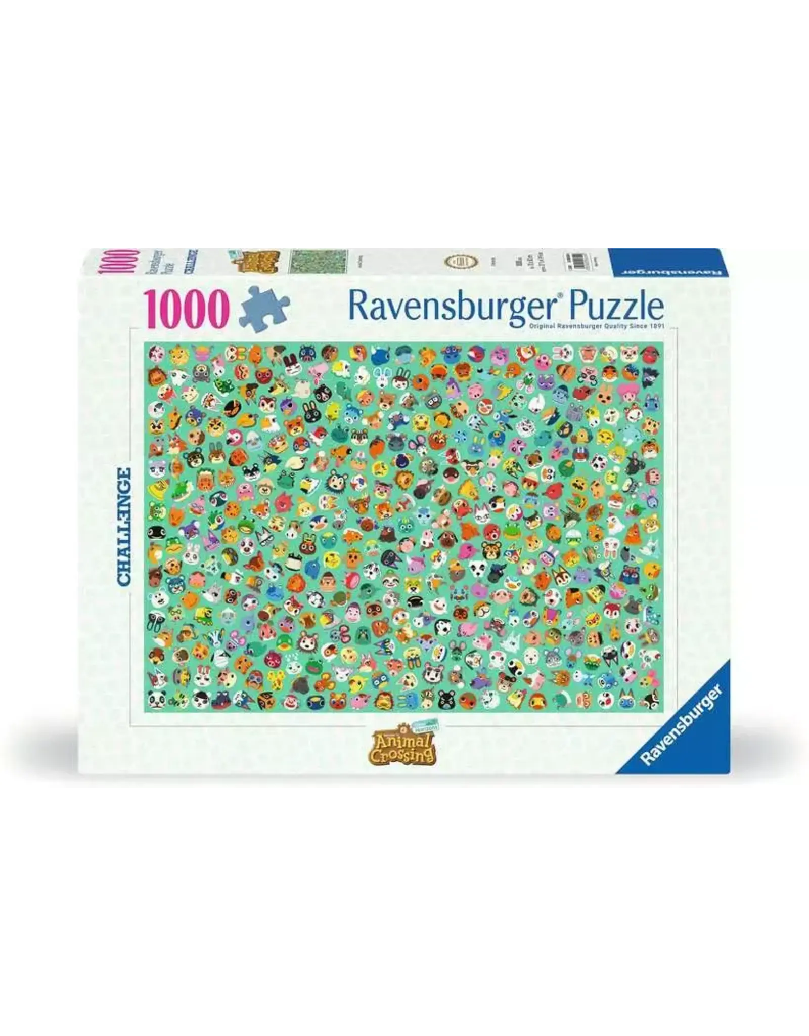 Ravensburger Challenge Animal Crossing 1000pc