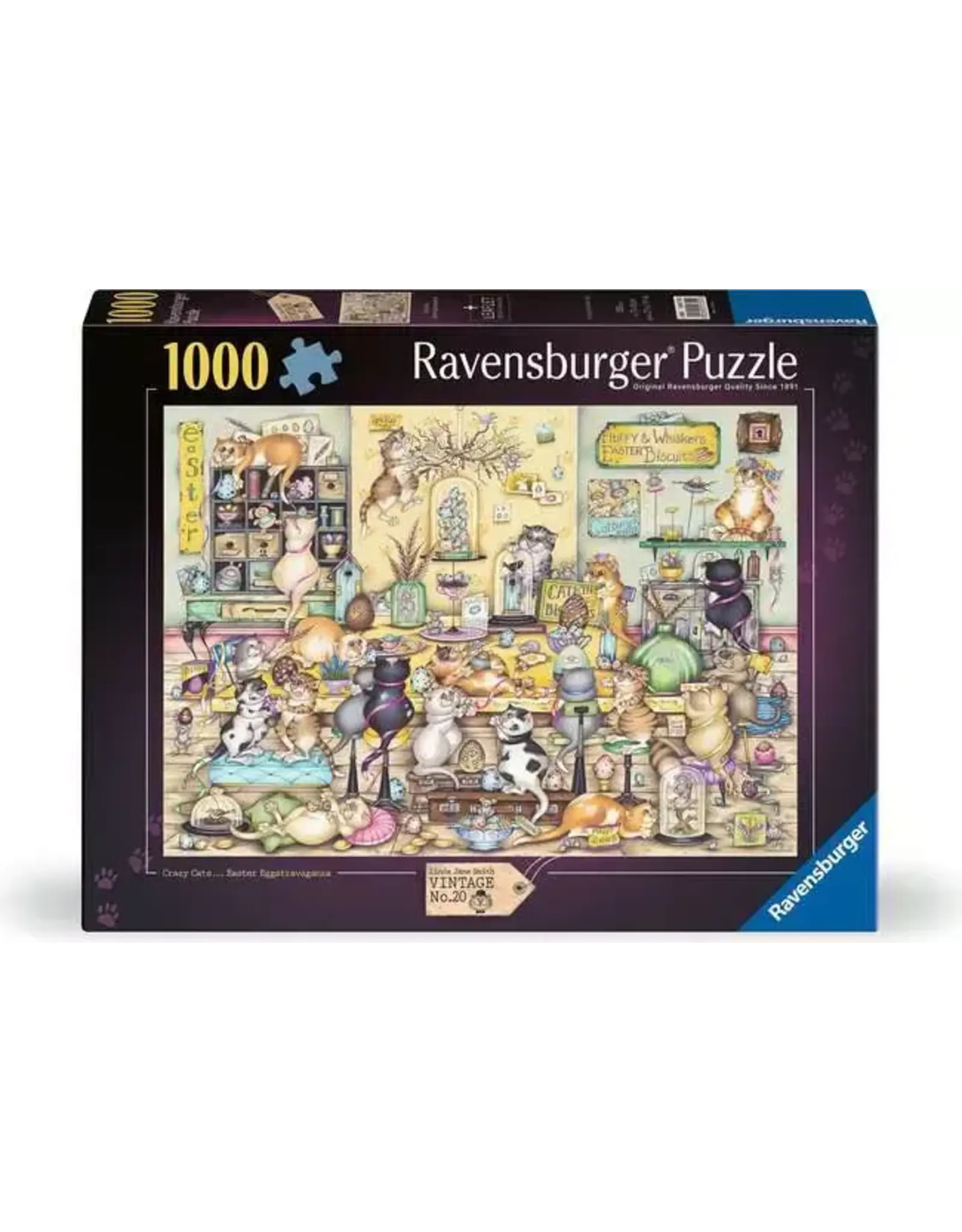 Ravensburger Crazy Cat's Easter Eggstravaganza 1000pc