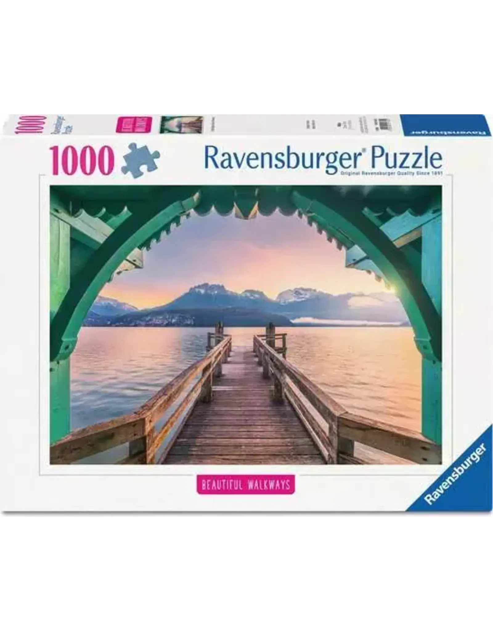 Ravensburger Romantic Footbridge at Lac d'Annecy 1000pc
