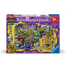 Ravensburger Ninja Turtles in Action! 3x49pc