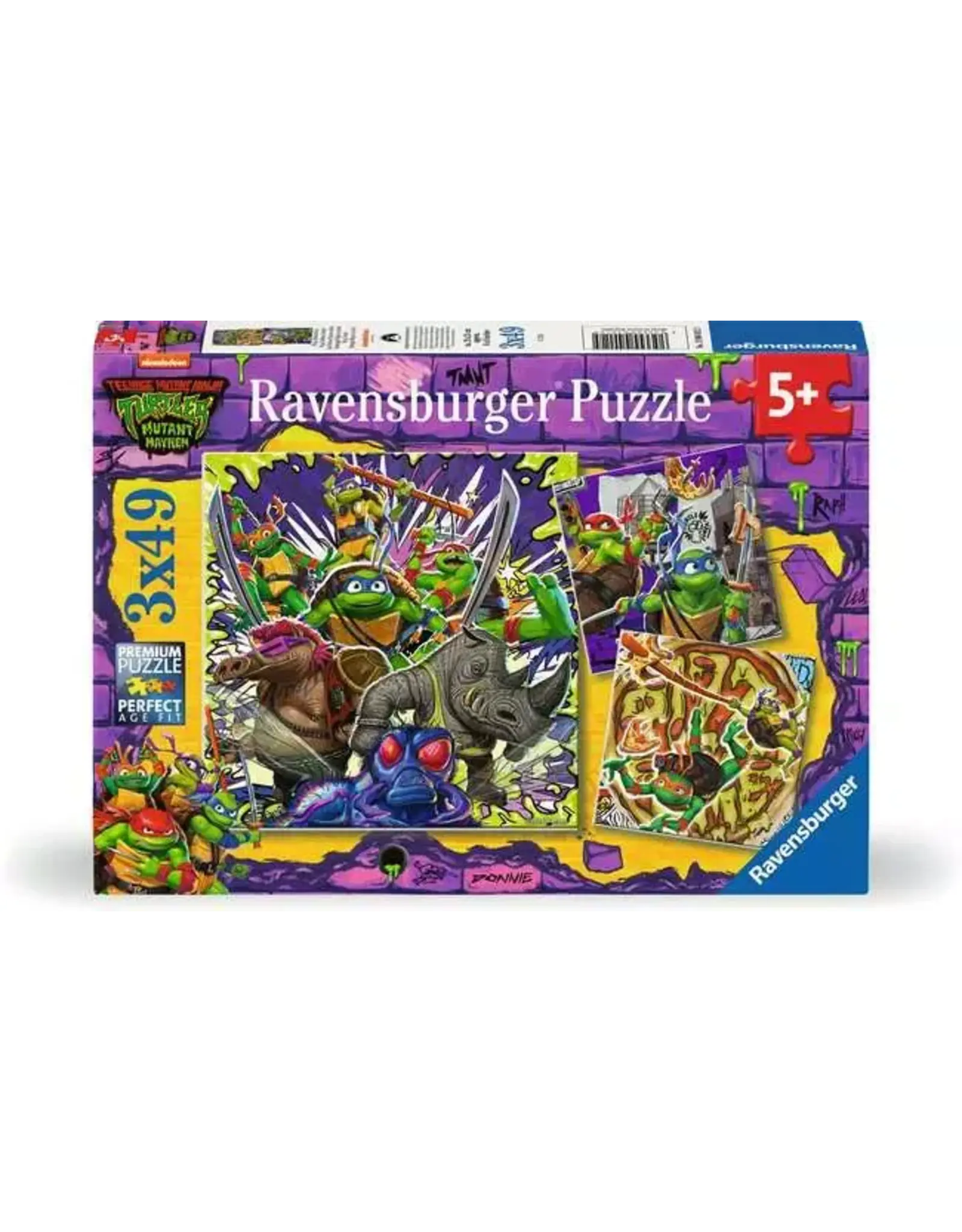 Ravensburger Ninja Turtles in Action! 3x49pc