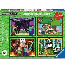 Ravensburger Minecraft Realms & Adventures 4x100pc