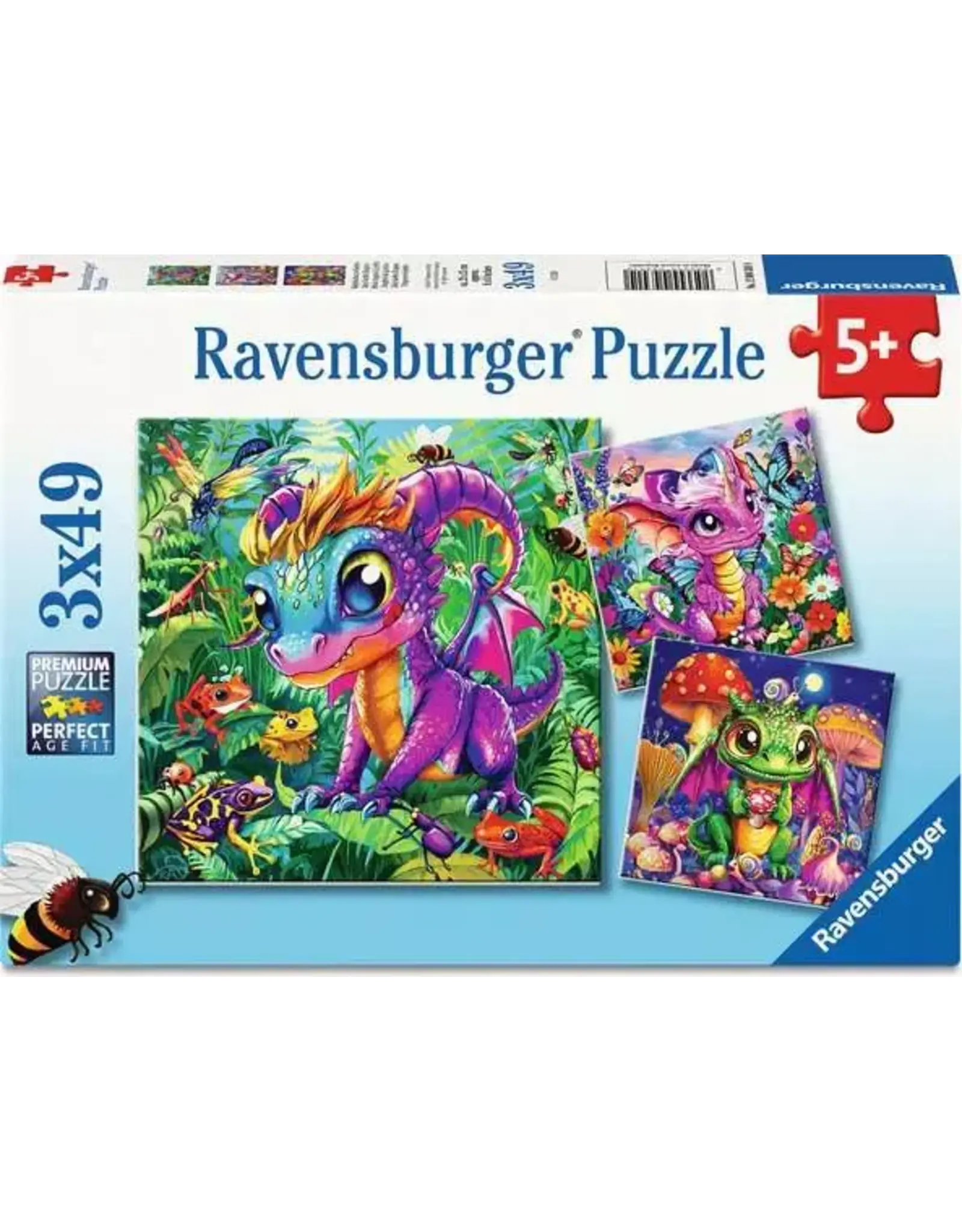 Ravensburger Baby Garden Dragons 3x49pc