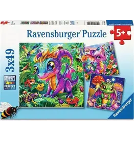 Ravensburger Baby Garden Dragons 3x49pc