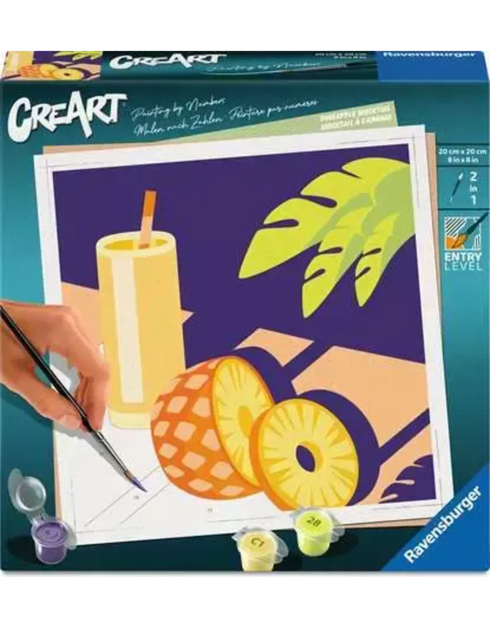 Ravensburger CreArt Paint by Number - Pineapple Mocktail