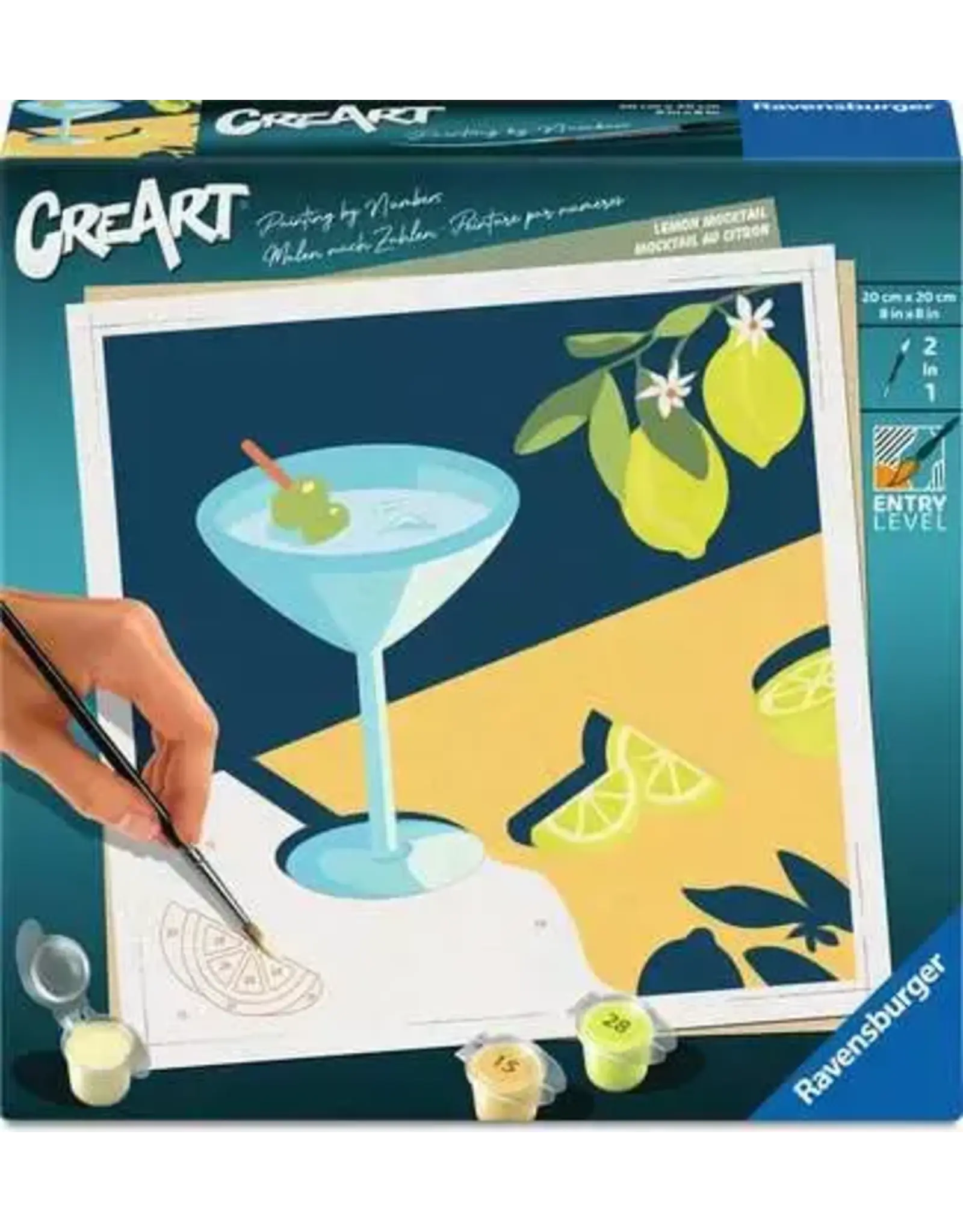 Ravensburger CreArt Paint by Number - Lemon Mocktail