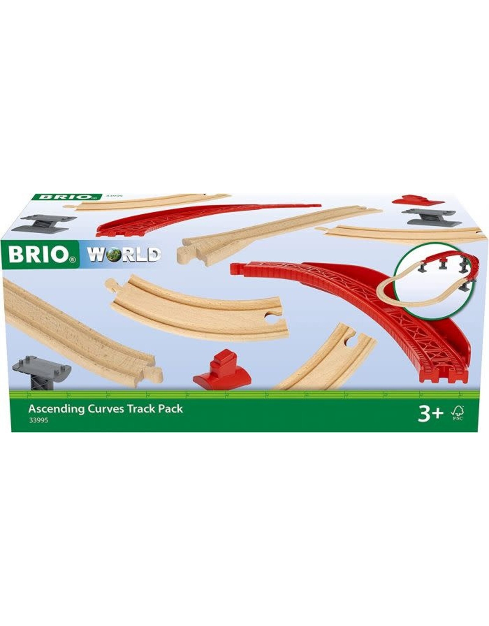 Brio BRIO Ascending Curves Track Pack