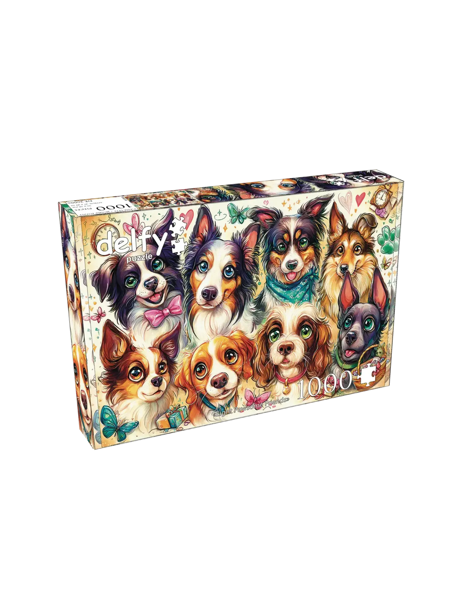 Delfy Eight Pawsome Friends 1000pc