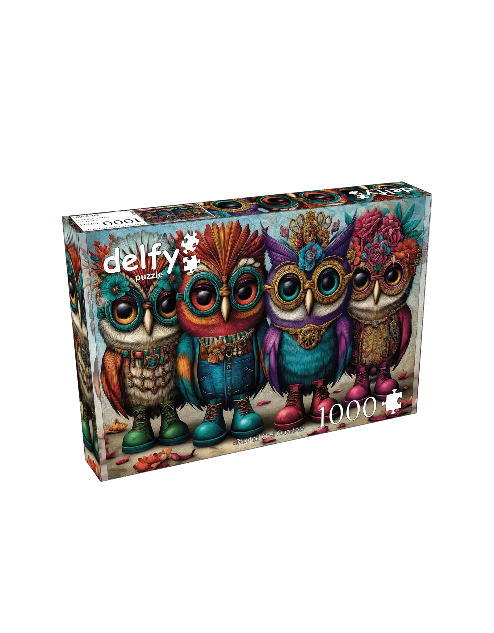 Delfy Booted Owl Quartet 1000pc