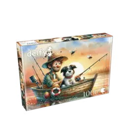 Delfy Sunset Fishing Friends 1000pc