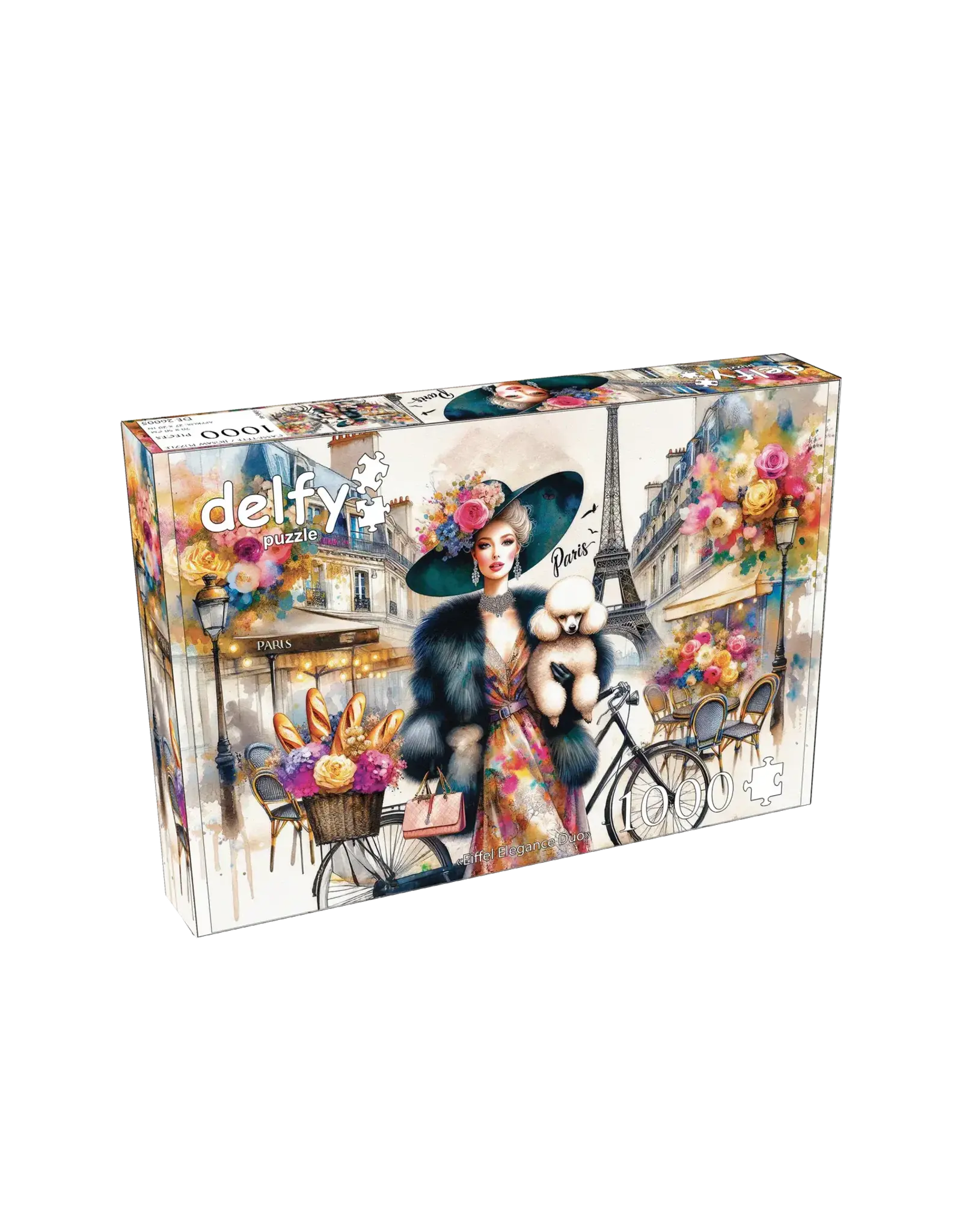 Delfy Eiffel Elegance Duo 1000pc