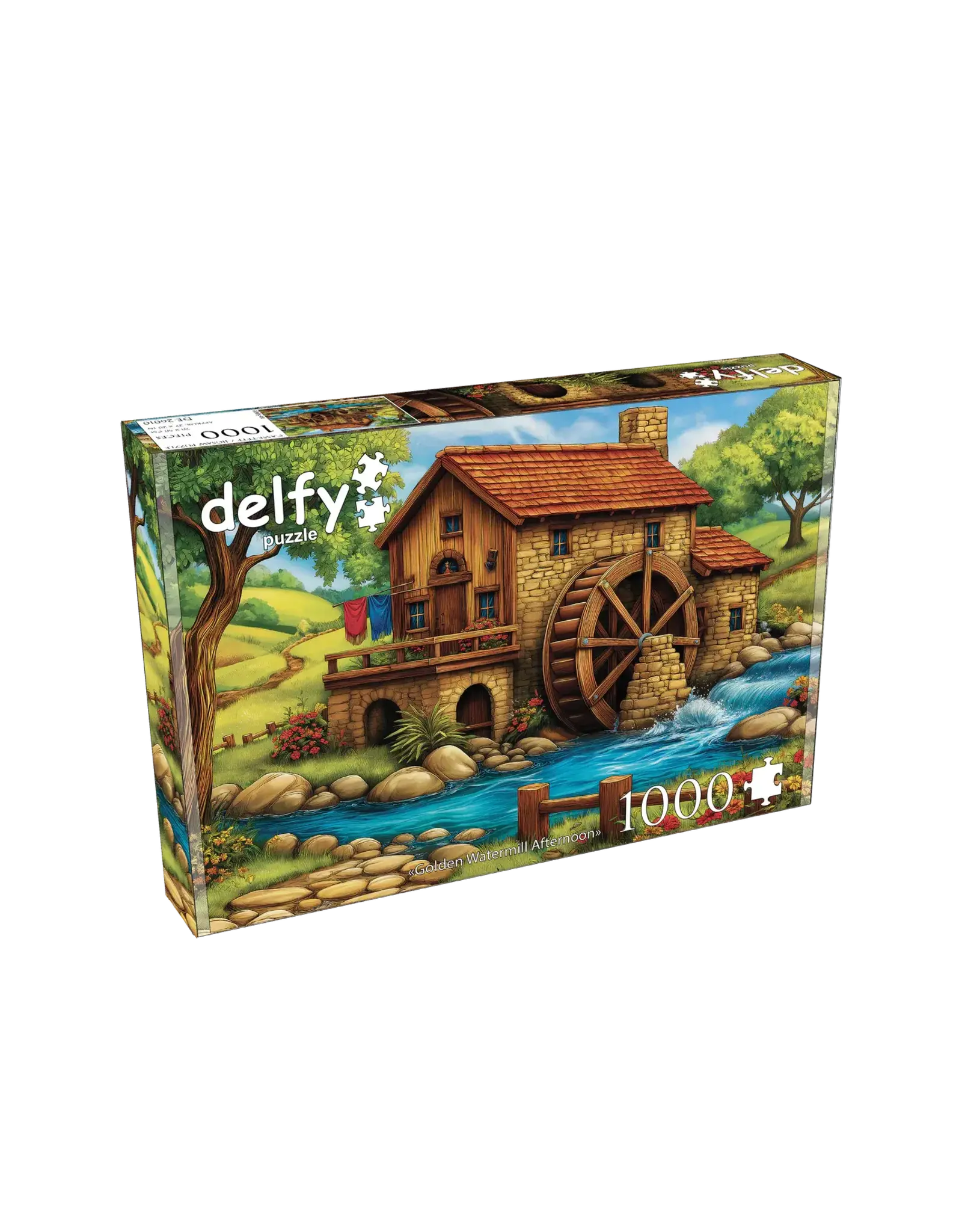 Delfy Golden Watermill Afternoon 1000pc