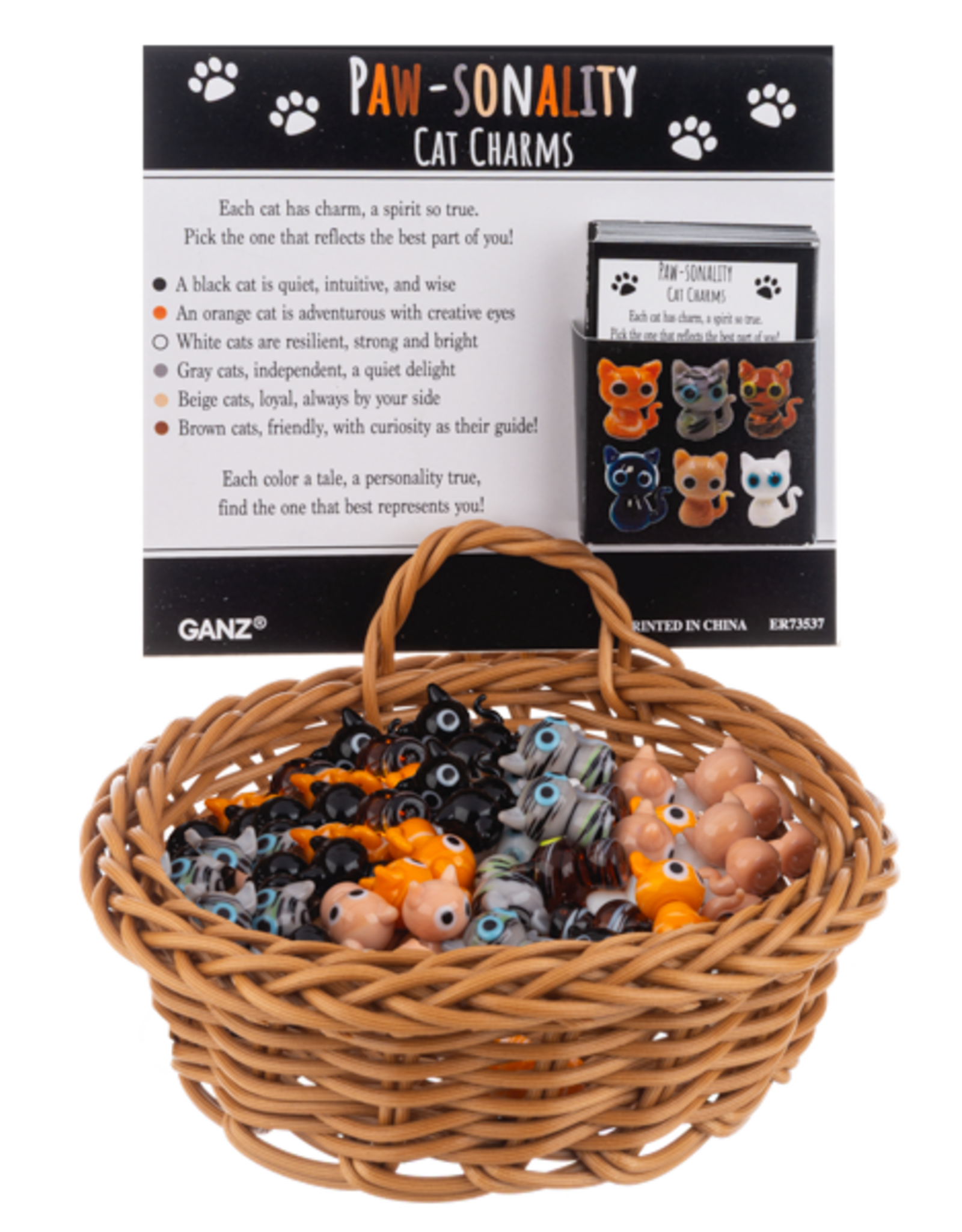 Ganz Paw-sonality Cat Charm