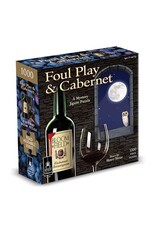 University Games Classic Mystery Jigsaw Puzzle: Foul Play & Cabernet
