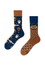 Many Mornings Owly Moly Owl Crew Socks