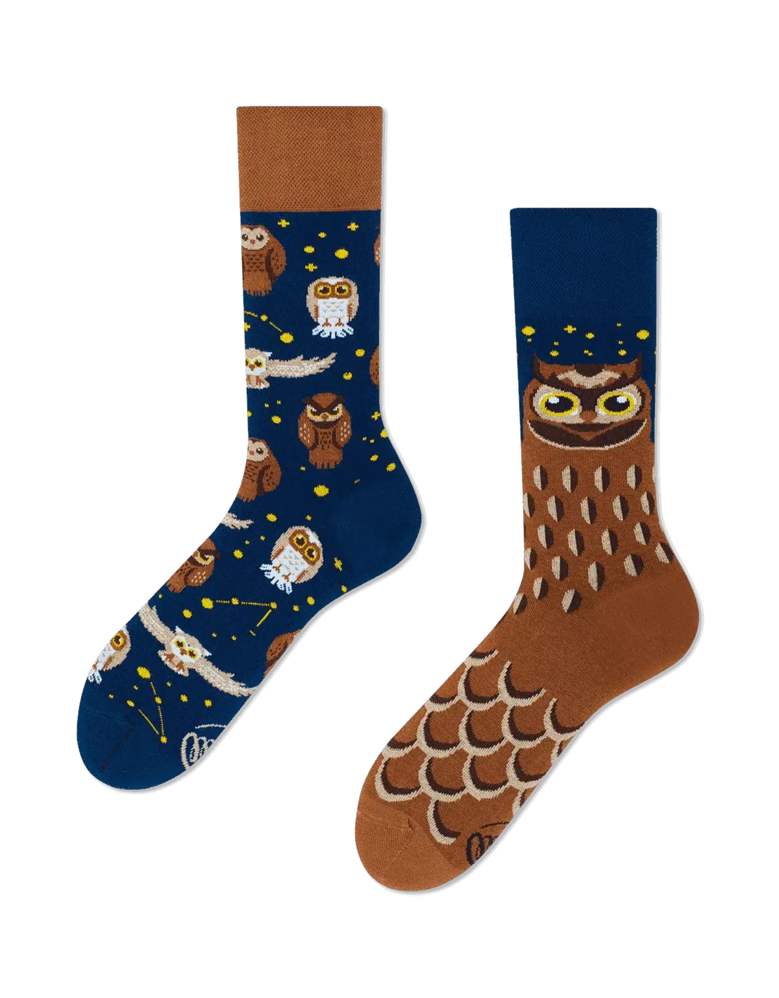 Many Mornings Owly Moly Owl Crew Socks