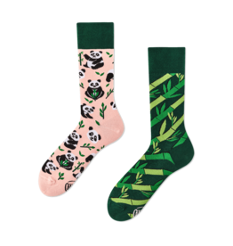Many Mornings Sweet Panda Crew Socks