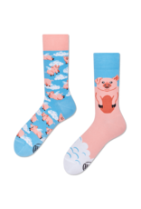 Many Mornings Piggy Dream Crew Socks