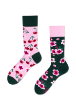 Many Mornings Cherry Blossom Crew Socks