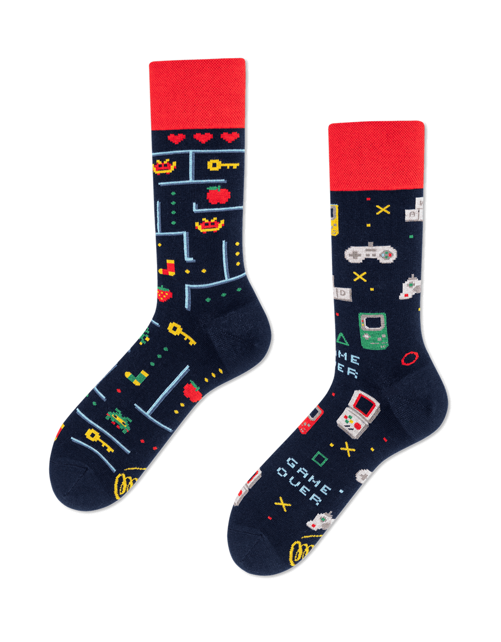 Many Mornings Game Over Crew Socks
