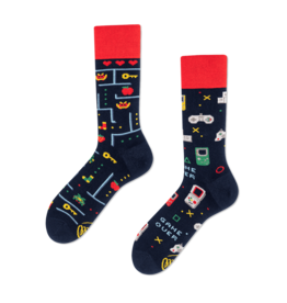 Many Mornings Game Over Crew Socks