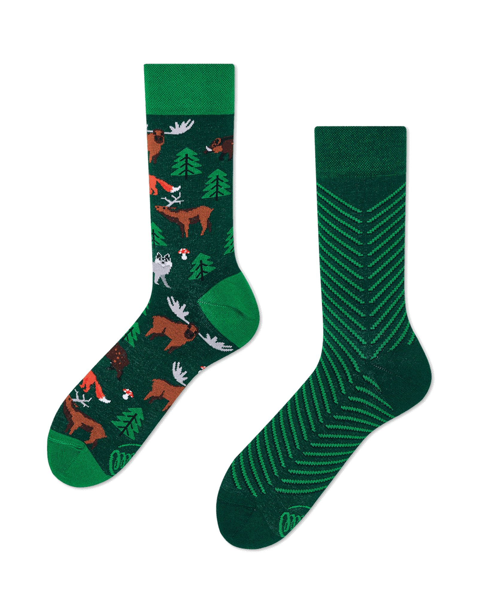 Many Mornings Scout Memory Forest Crew Socks