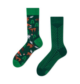 Many Mornings Scout Memory Forest Crew Socks