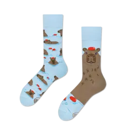 Many Mornings Capybara Crew Socks