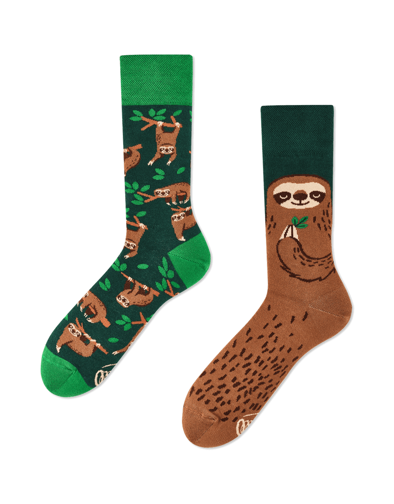 Many Mornings Sloth Life Crew Socks