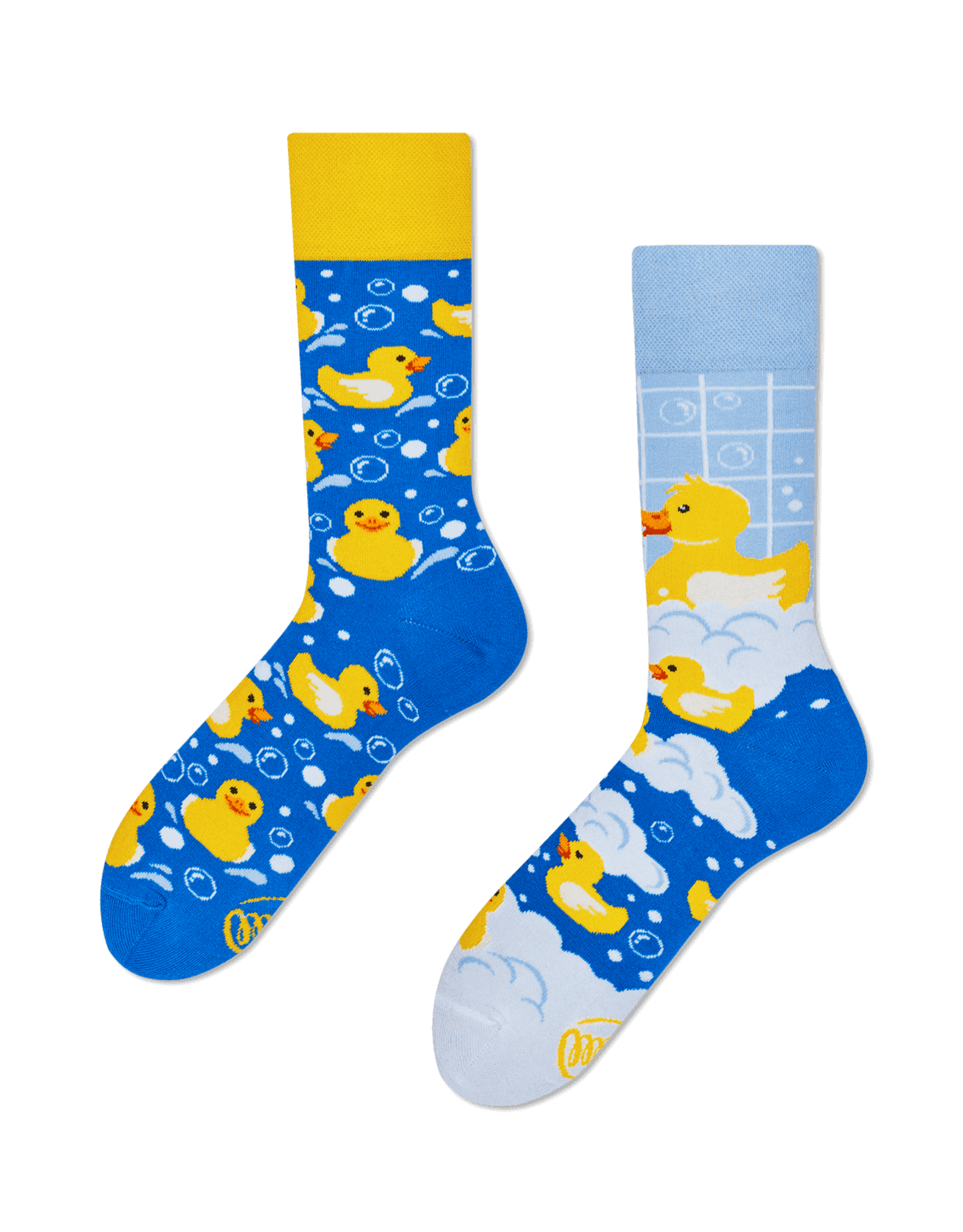 Many Mornings Bath Duck Crew Socks