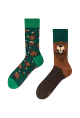 Many Mornings Beaverly Heels Crew Socks