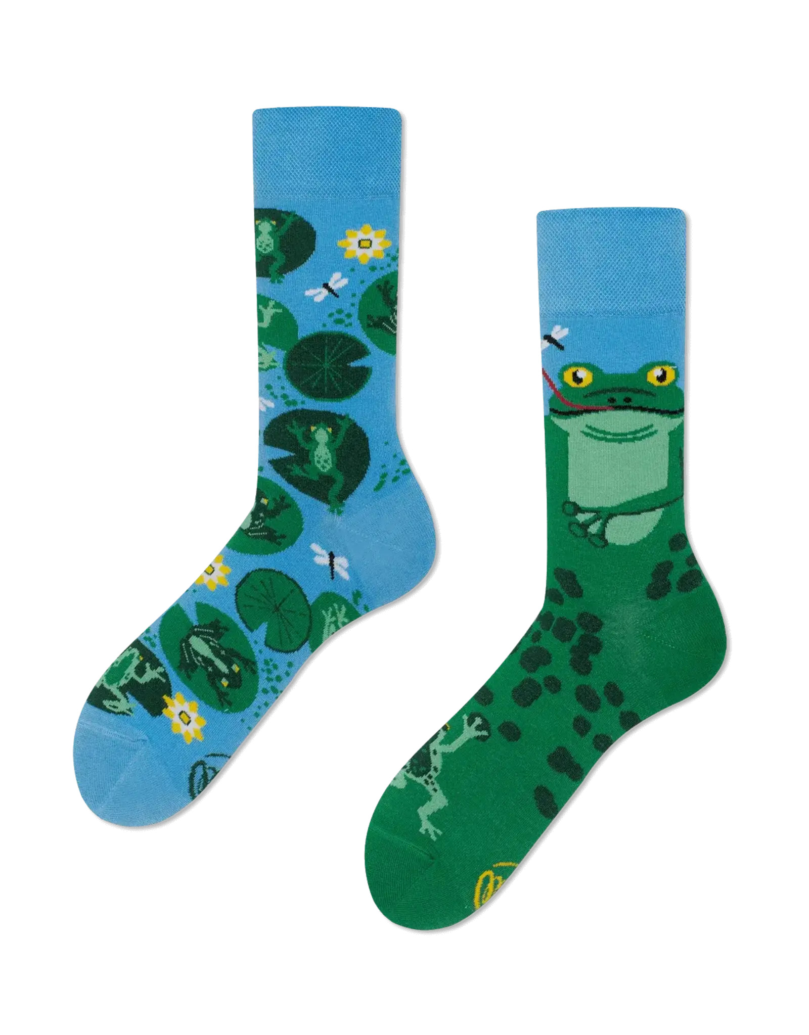 Many Mornings Froggy Frog Crew Socks