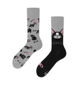 Many Mornings Tiny Little Dogs Crew Socks