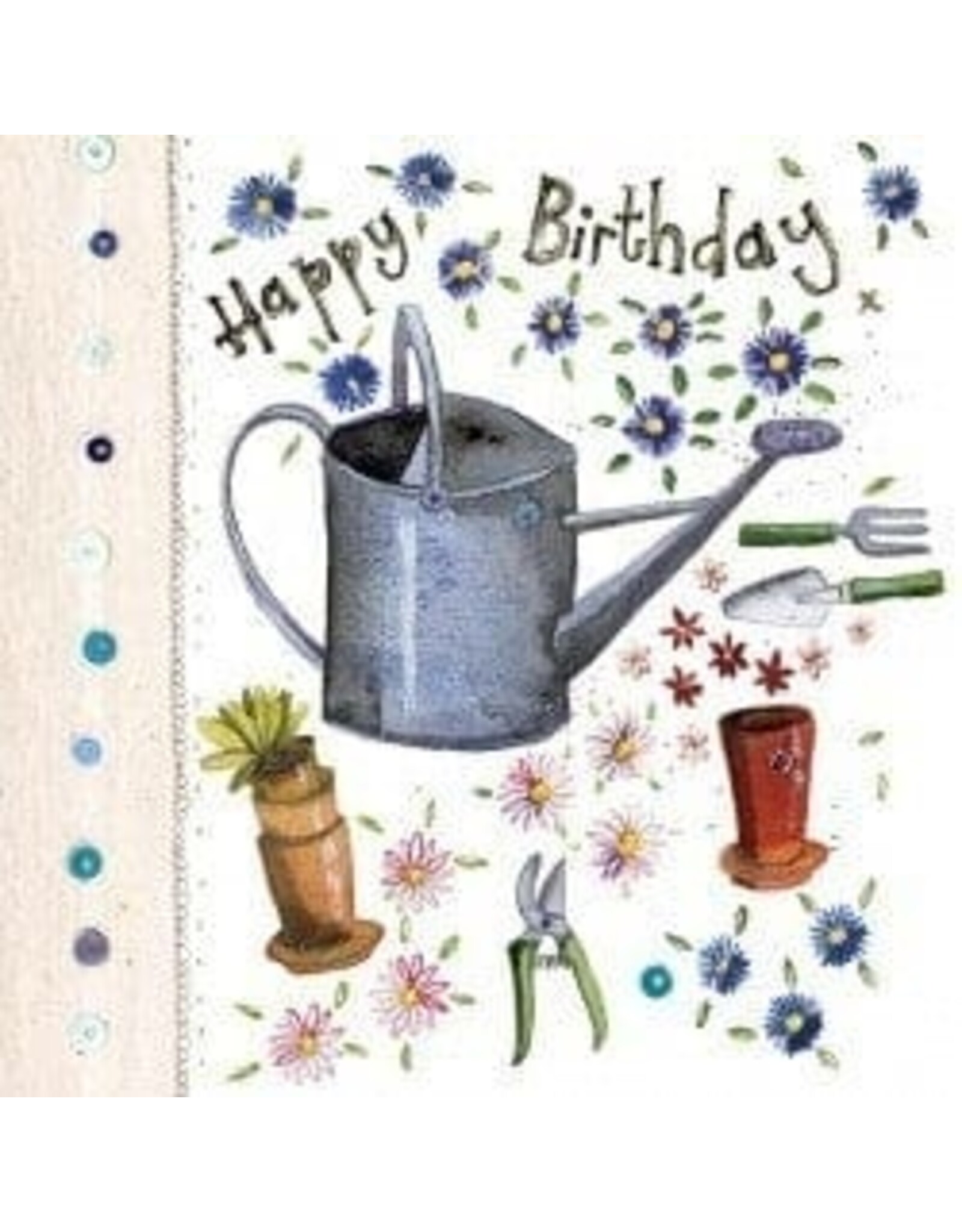 Alex Clark Art Watering Can Birthday Card