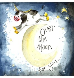 Alex Clark Art Moon and Starlight Card