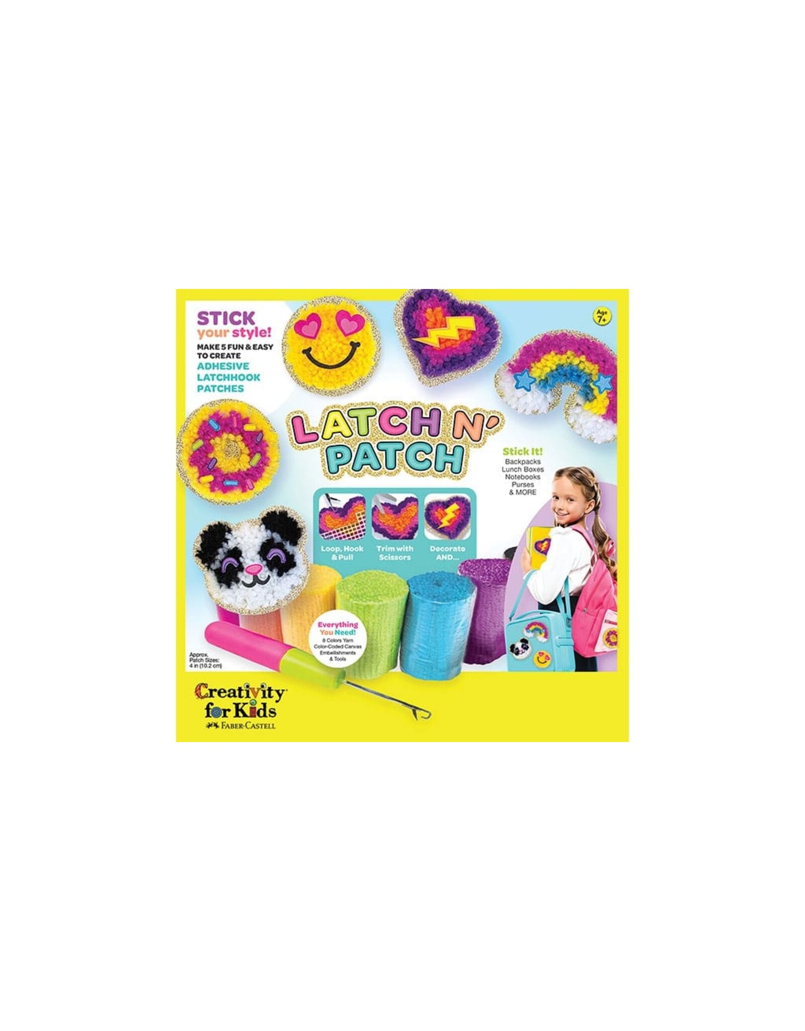 Creativity For Kids MYO Latch N Patch Fuzzy Stickers