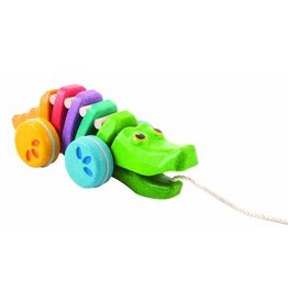 Plan Toys Pull-Along Rainbow Alligator
