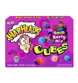 Warheads Theatre Box Berry Cubes