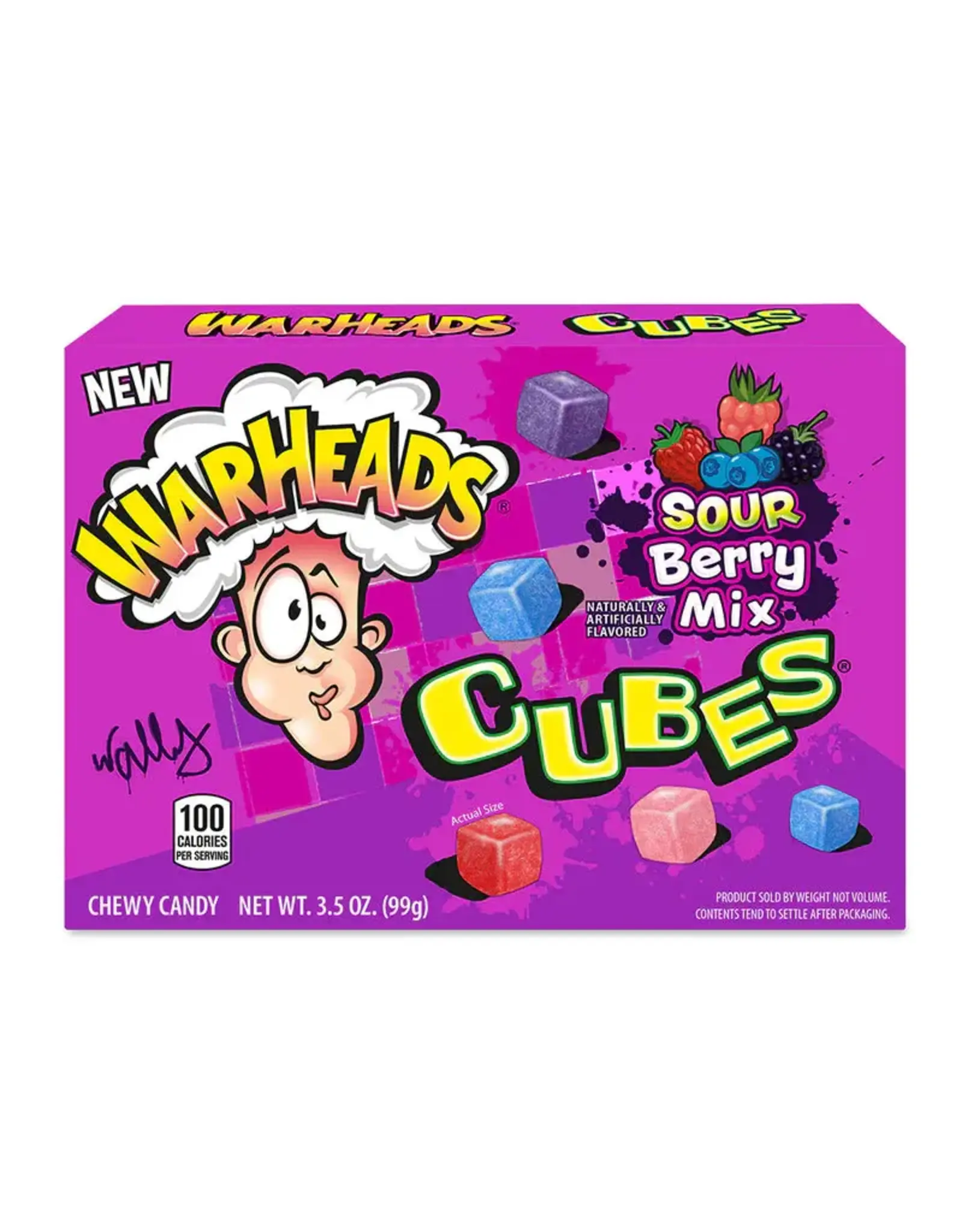Warheads Theatre Box Berry Cubes