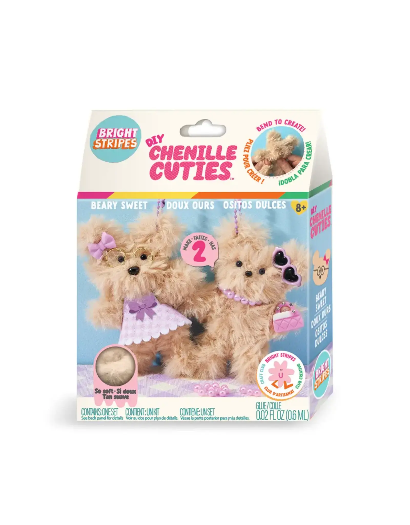 Bright Stripes DIY Chenille Cuties - Beary Sweet
