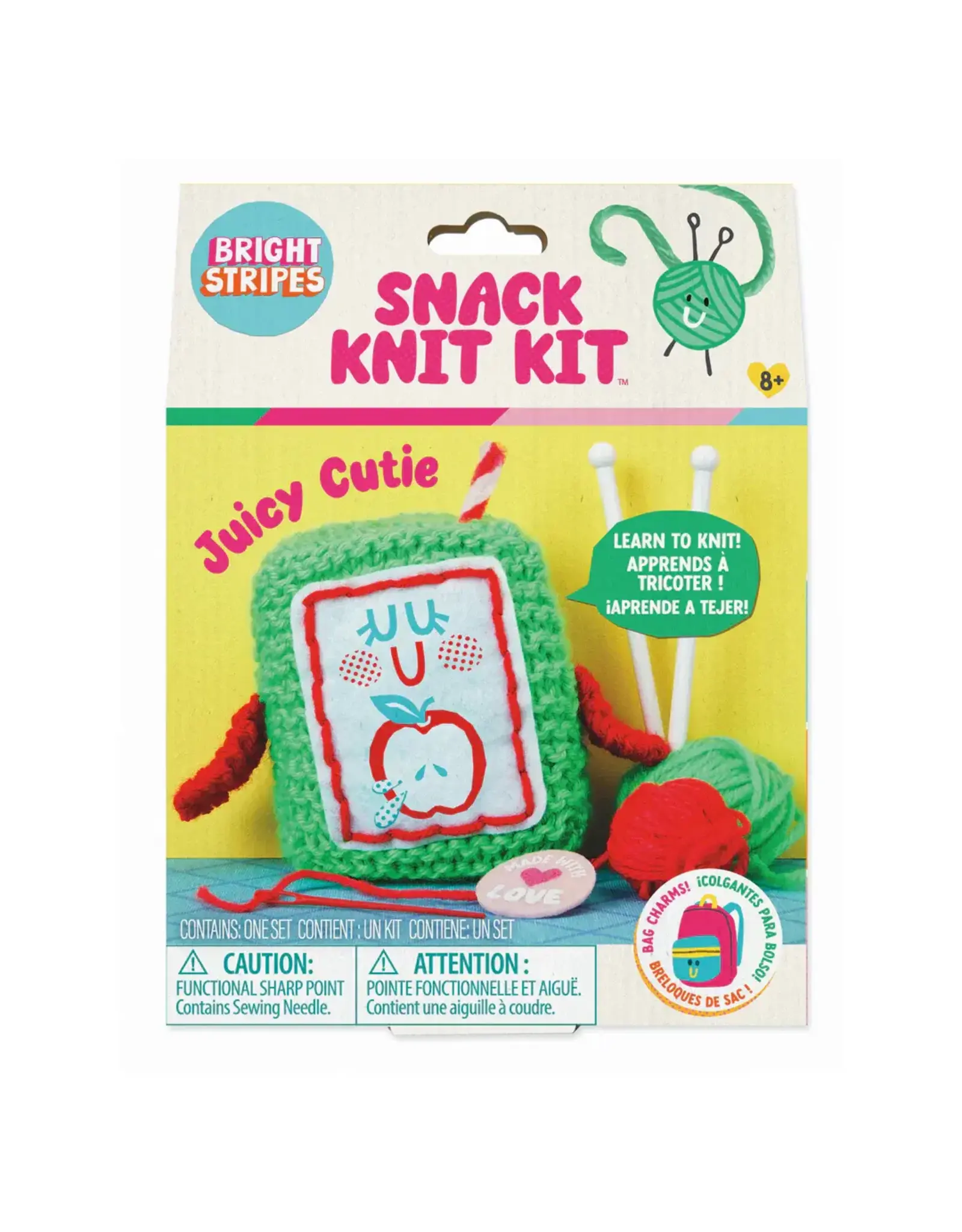 Snack Knit Kit - Apple Juice Box