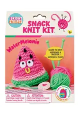 Bright Stripes Snack Knit Kit - Watermelon