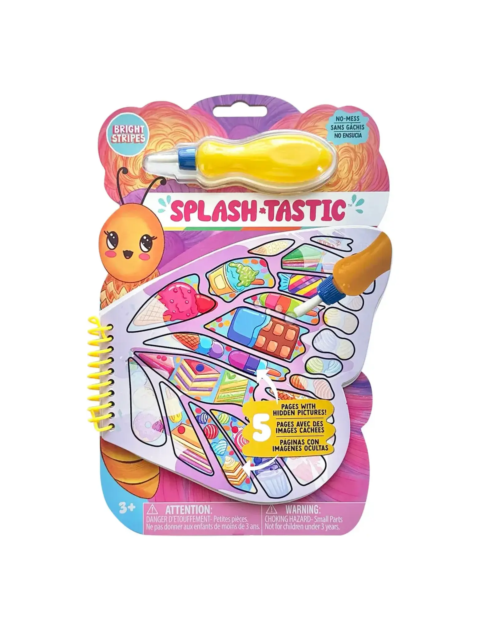 Bright Stripes Splash-Tastic Butterfly