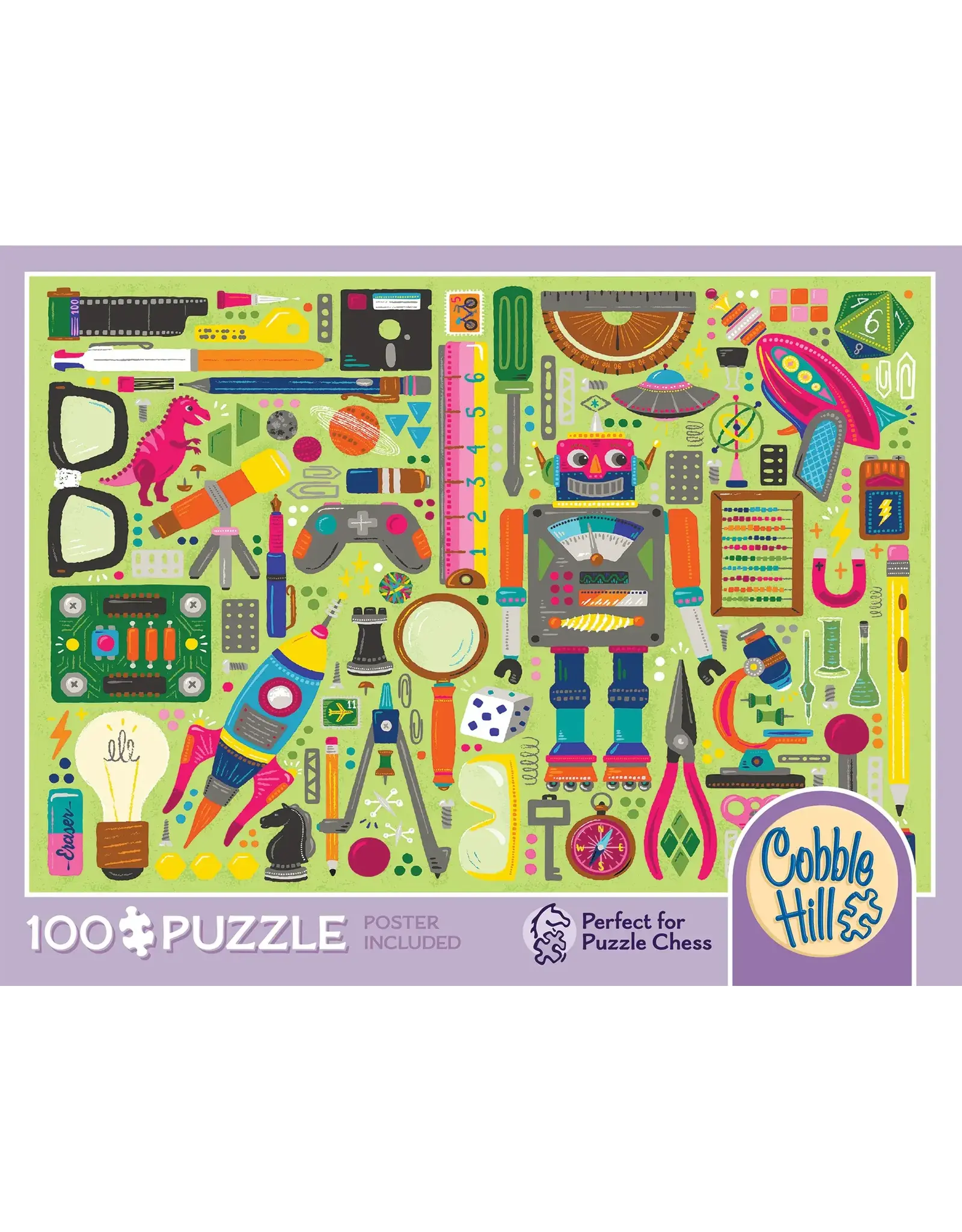 Cobble Hill Nerdy Junk Drawer 100pc