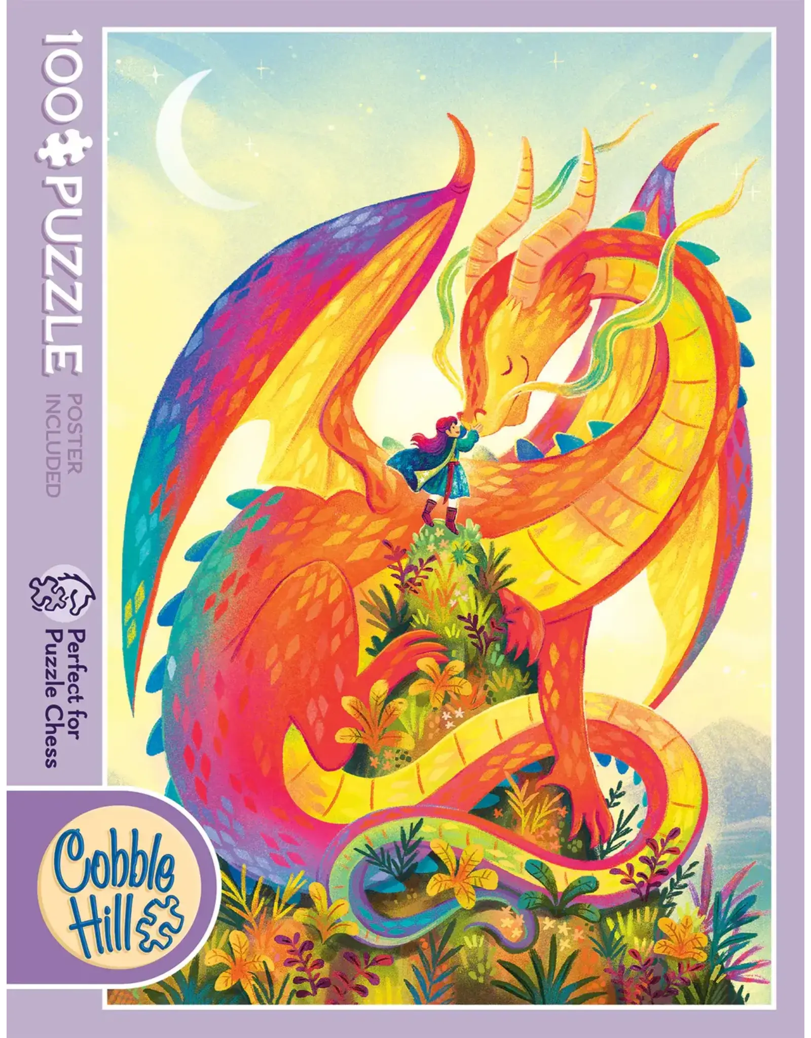 Cobble Hill Rainbow Dragon 100pc