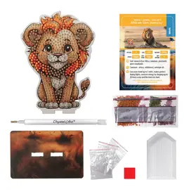 Crystal Art Buddies Exotic - Lion