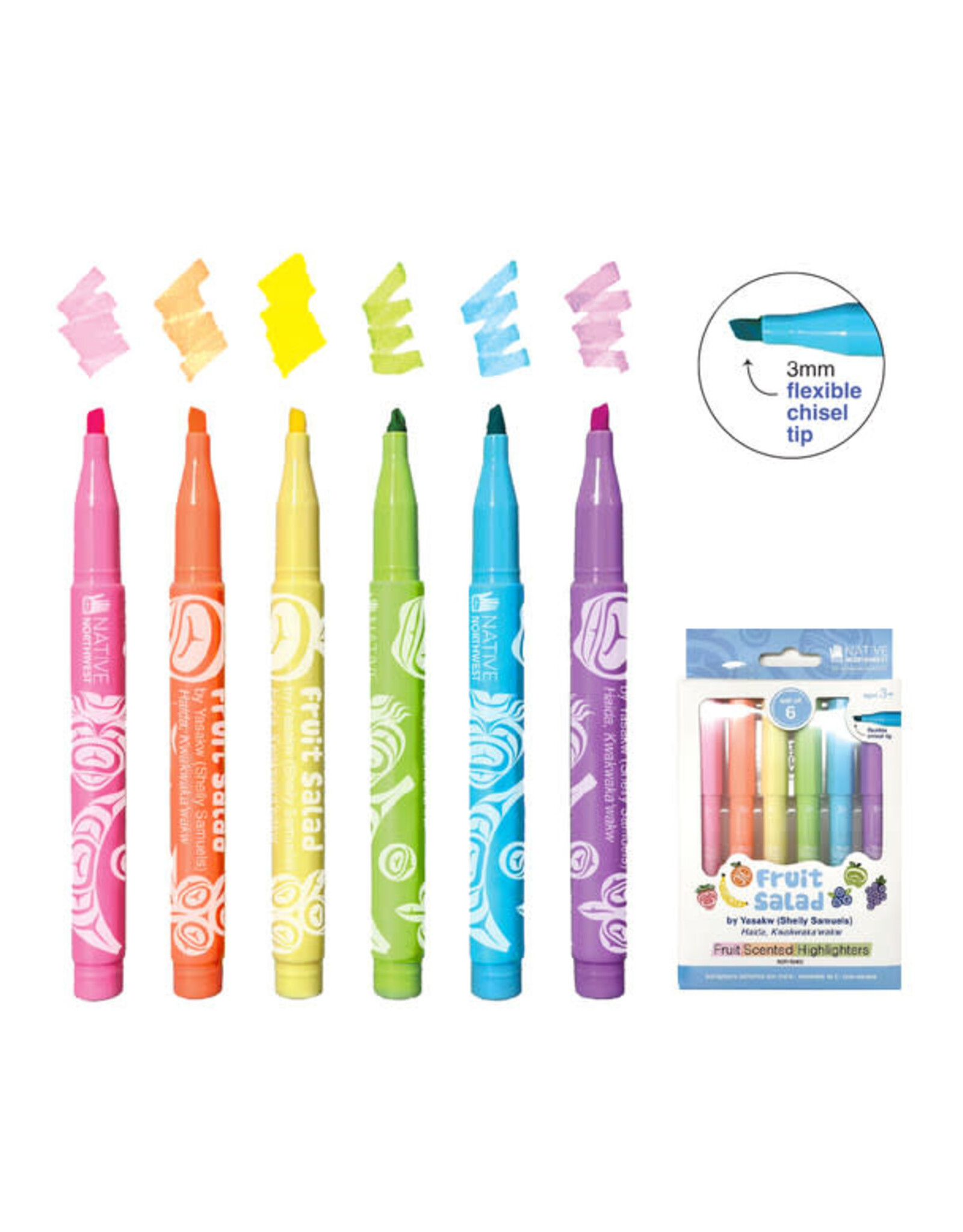 Native Northwest Fruit Scented Highlighters - Fruit Salad