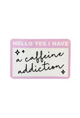 Stickers Northwest Hello Yes I Have A Caffeine Addiction Vinyl Sticker